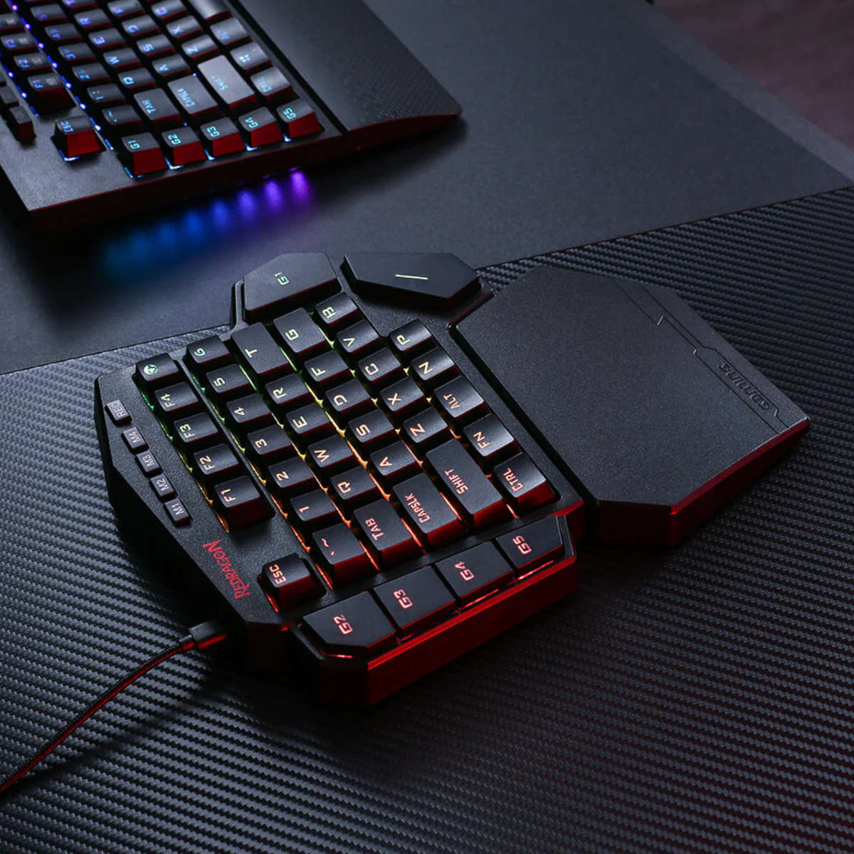 Redragon K585 DITI ELITE PRO RGB 40% Wireless Mechanical Gaming Keyboard - Blue Switches