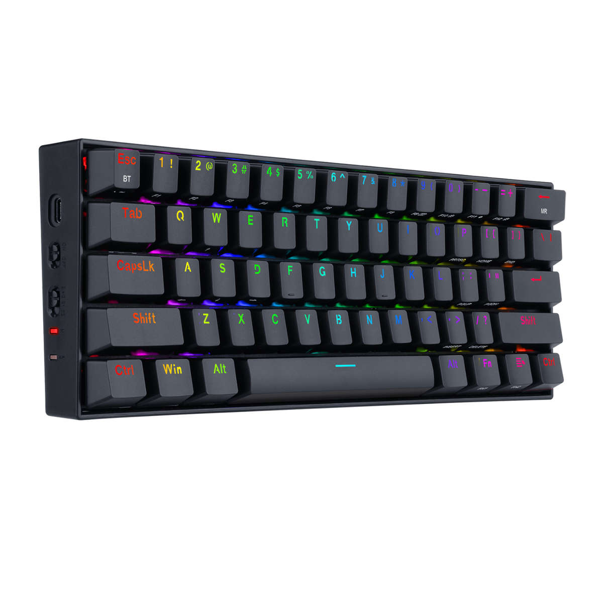 REDRAGON DRACONIC PRO Mechanical 61 Key|Bluetooth 5.0|RGB 9 Colour Modes|Rechargable Battery|Type...