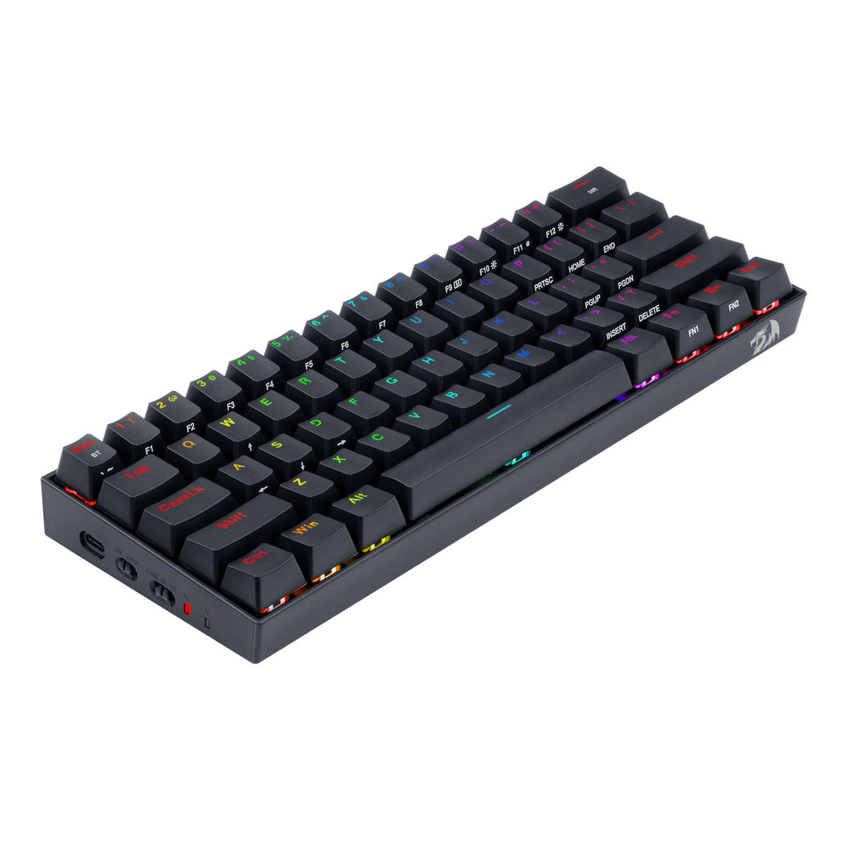 REDRAGON DRACONIC PRO Mechanical 61 Key|Bluetooth 5.0|RGB 9 Colour Modes|Rechargable Battery|Type...