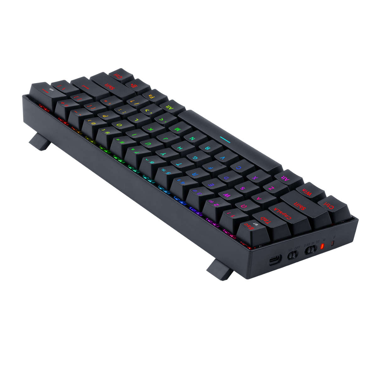 REDRAGON DRACONIC PRO Mechanical 61 Key|Bluetooth 5.0|RGB 9 Colour Modes|Rechargable Battery|Type...