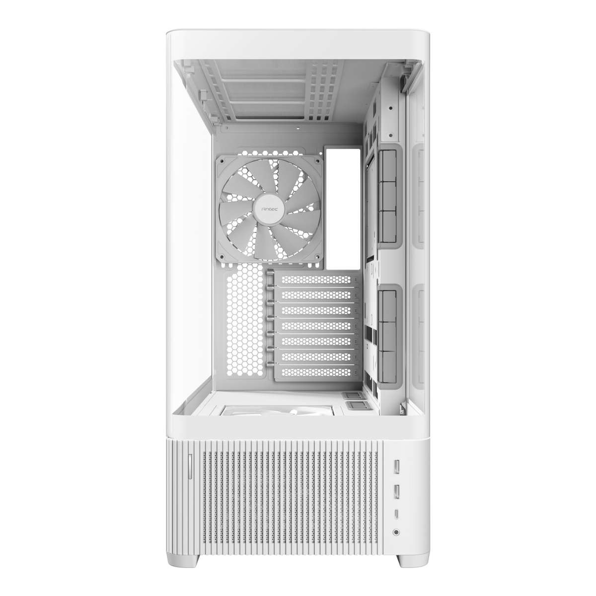Antec C6 CURVED AIR ATX | Micro-ATX | ITX Mid-Tower Gaming Chassis - White