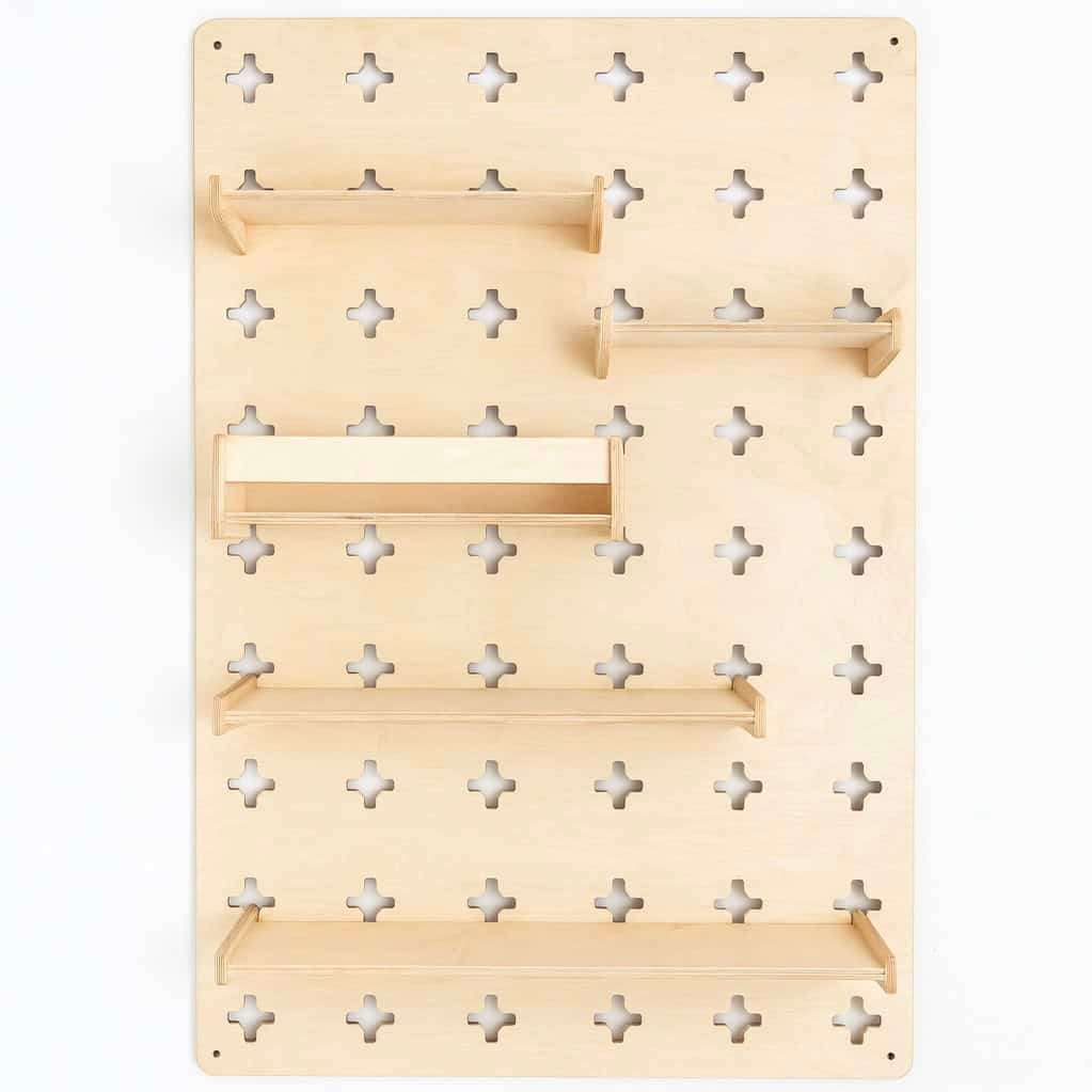Pegboard - Medium, Birch Plywood, 5 Shelves - CHARLO