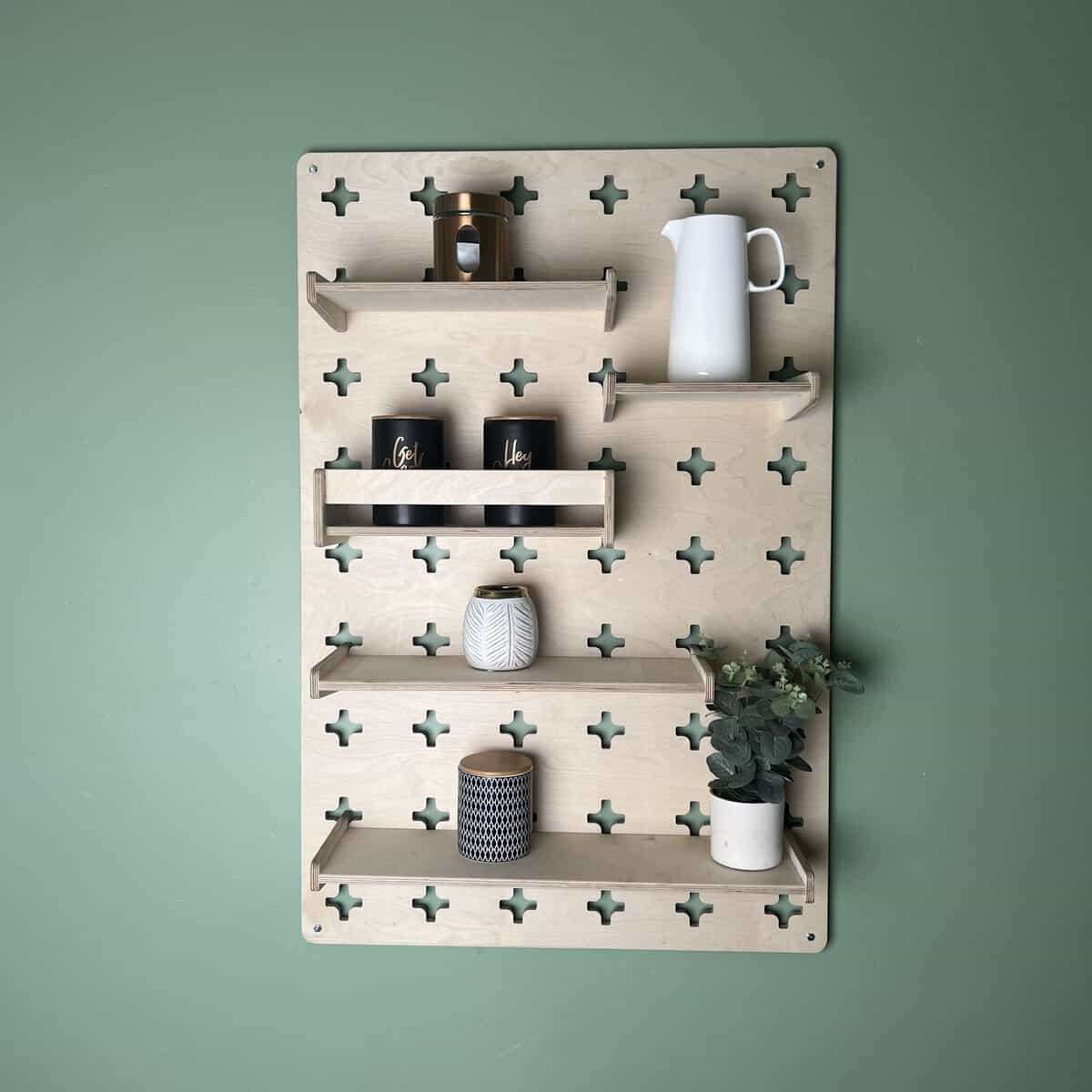 Pegboard - Medium, Birch Plywood, 5 Shelves - CHARLO