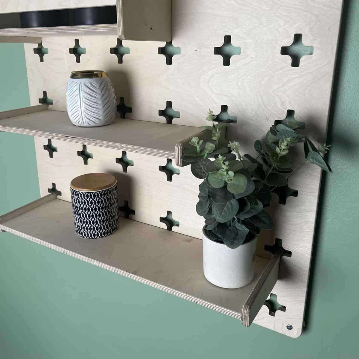 Pegboard - Medium, Birch Plywood, 5 Shelves - CHARLO