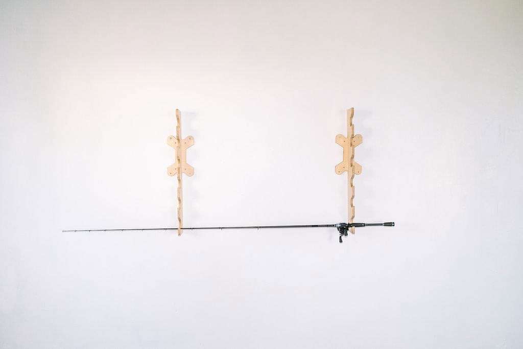 Fishing Rod Rack - Horizontal, Holds 6 Rods - LIGHTEE