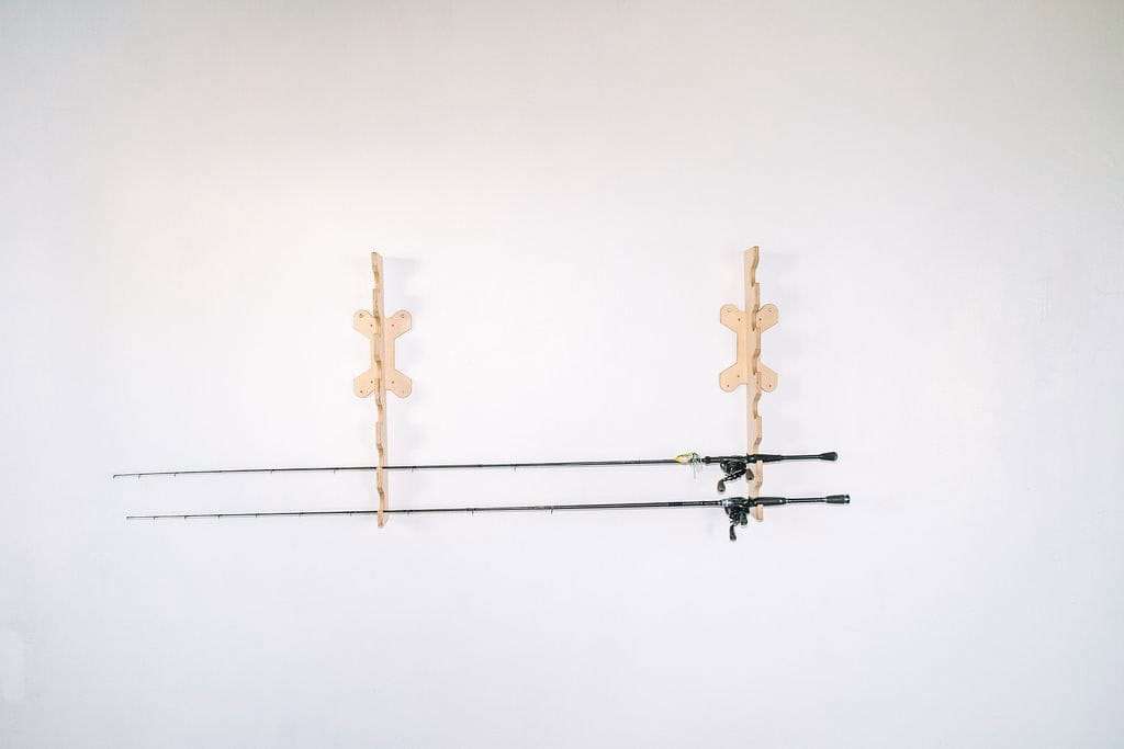 Fishing Rod Rack - Horizontal, Holds 6 Rods - LIGHTEE