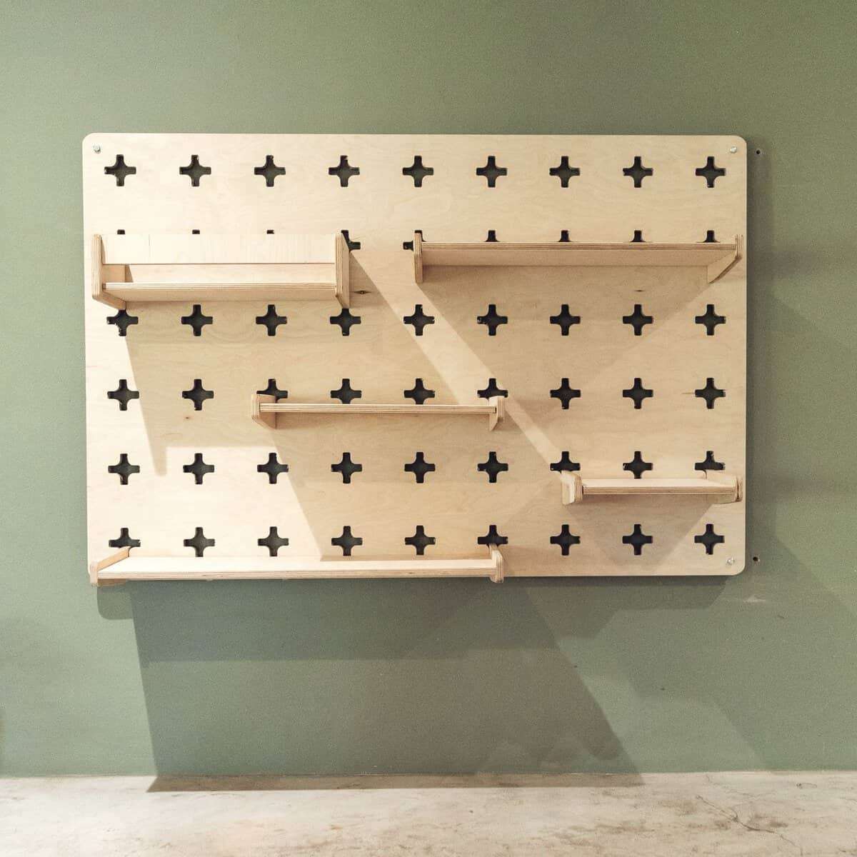Pegboard - Medium, Birch Plywood, 5 Shelves - CHARLO
