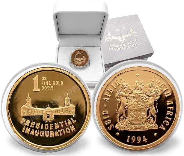 *#* Spring Promotion !!! -1994 Inauguration Gold 1oz Proof in Attendee White Box  *#*