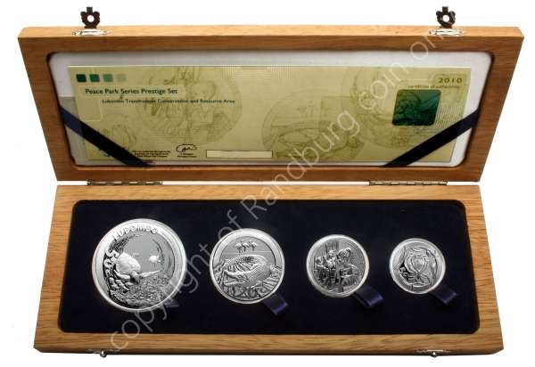 *#* 2010 Silver 50c 20c 10c 5c Prestige Set Peace Park Series Lubombo *#*