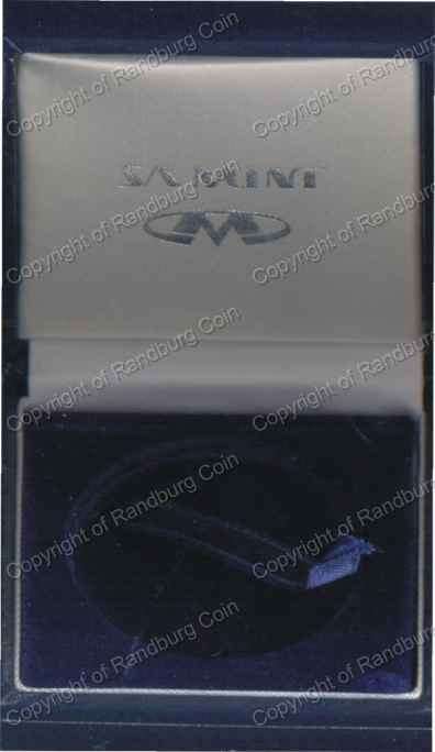 *#* Empty blue box for silver R2/1oz Krugerrand in capsule *#*