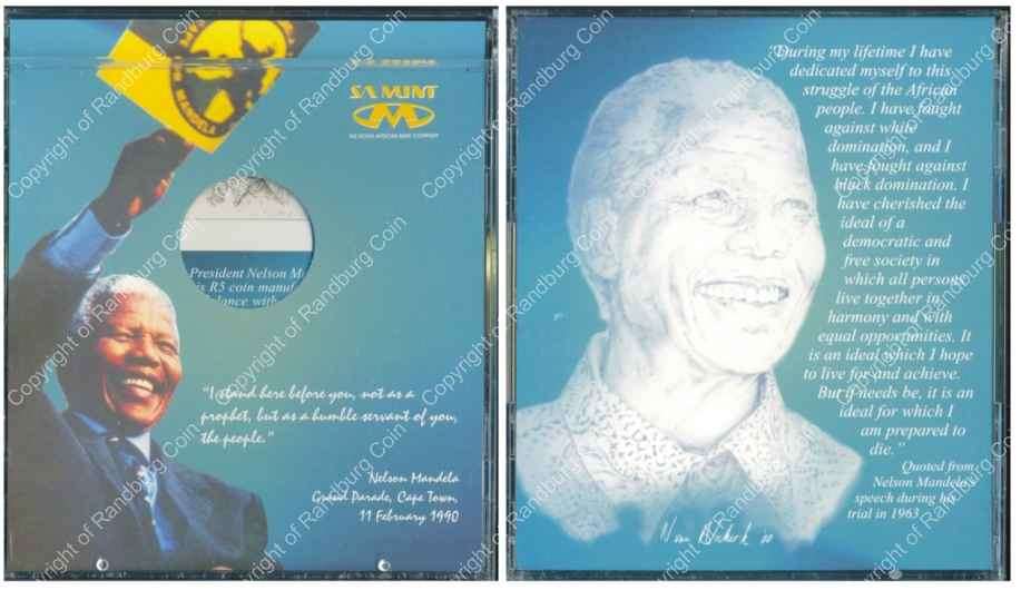*#* Mandela R5 prooflike empty CD cover *#*