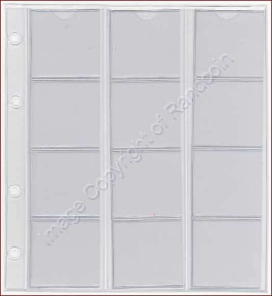 *#* Universal Coin Album A5 - Extra Pages. 12 Pocket Page *#*