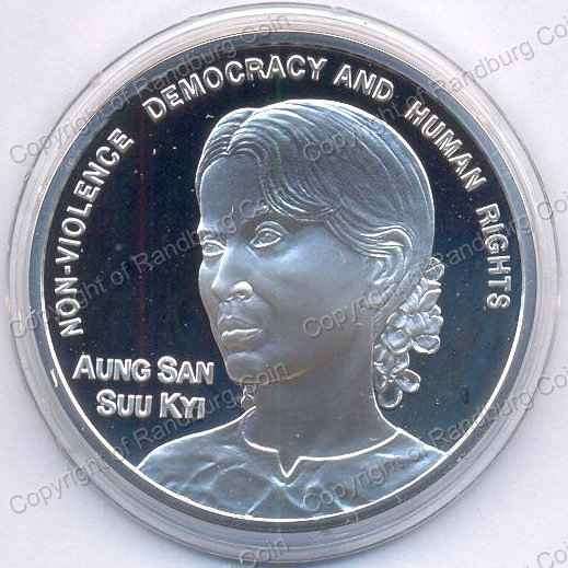 *#* 2011 Norway Silver 1 oz Medallion Nobel Peace Prize Aung San Suu Kyi *#*