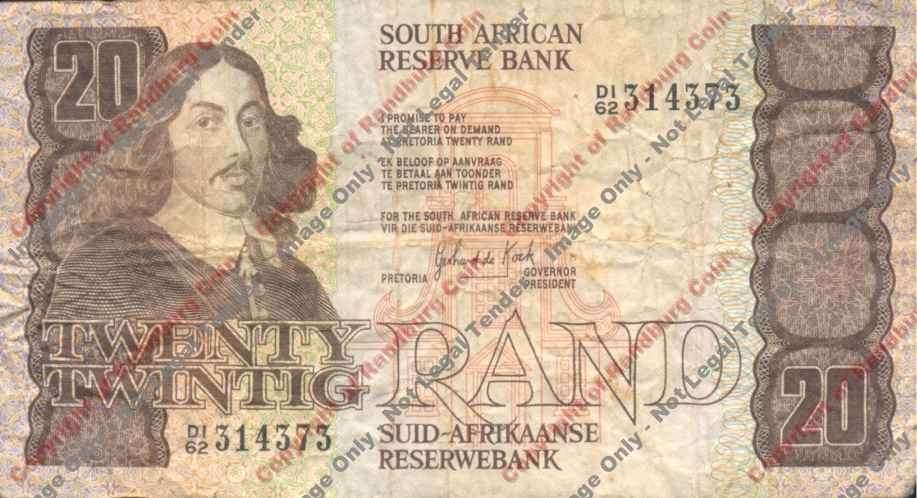*#* GPC De Kock 2nd Issue - Twenty Rand F Note - see description *#*