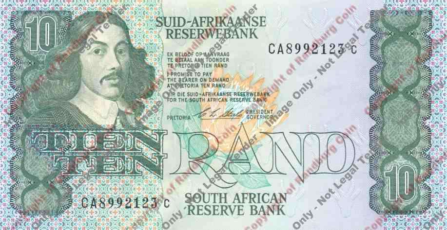 *#* CL Stals 1st Issue - Ten Rand Note - AU *#*