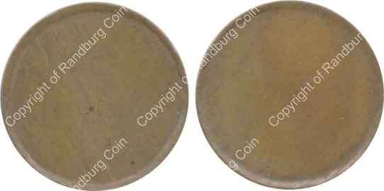*#* RSA 2nd Decimal Blank Two Cents Coin - see images *#*