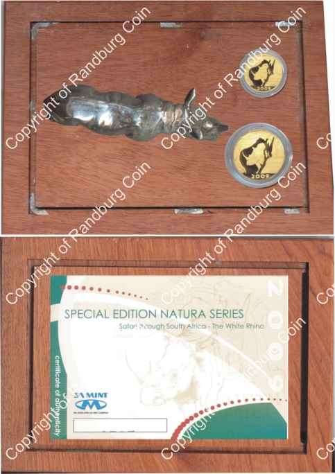 *#* 2009 Gold Natura Rhino Special Edition Fractional  Set *#*