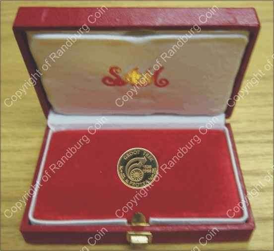 *#* 1988 Proof One Tenth oz Gold Protea Groot Trek Mintage 2999 *#*