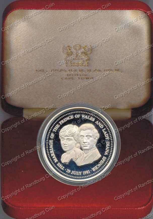 *#* 1981 Silver (Stg - 32.2gr) Oz Royal Wedding - Charles and Dianna *#*