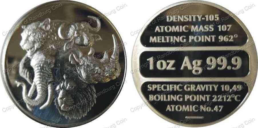 Big 5 Pure Silver 1 oz Medallion