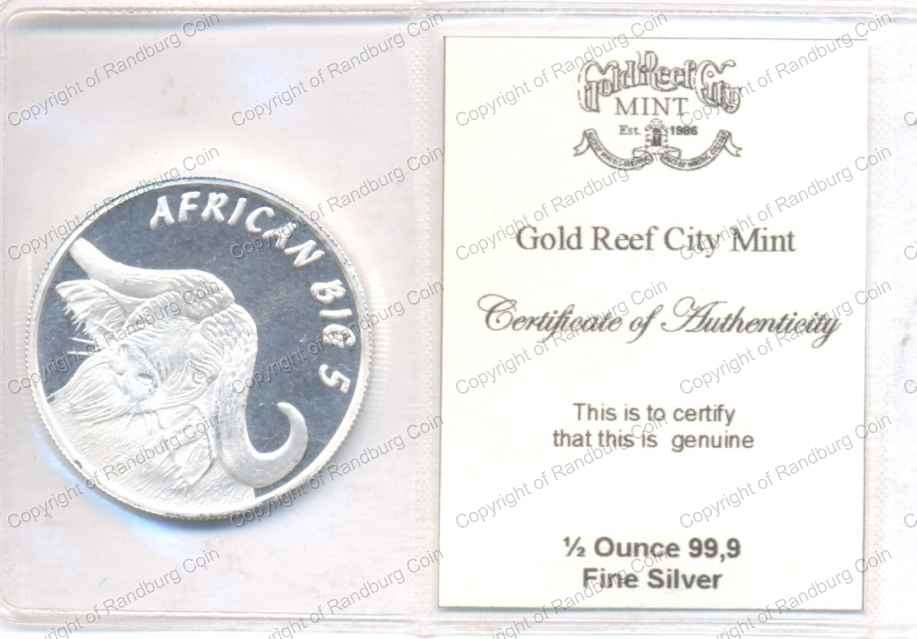 *#* Big 5 Silver 1/2oz Medallion - Buffalo - NO Certificate *#*