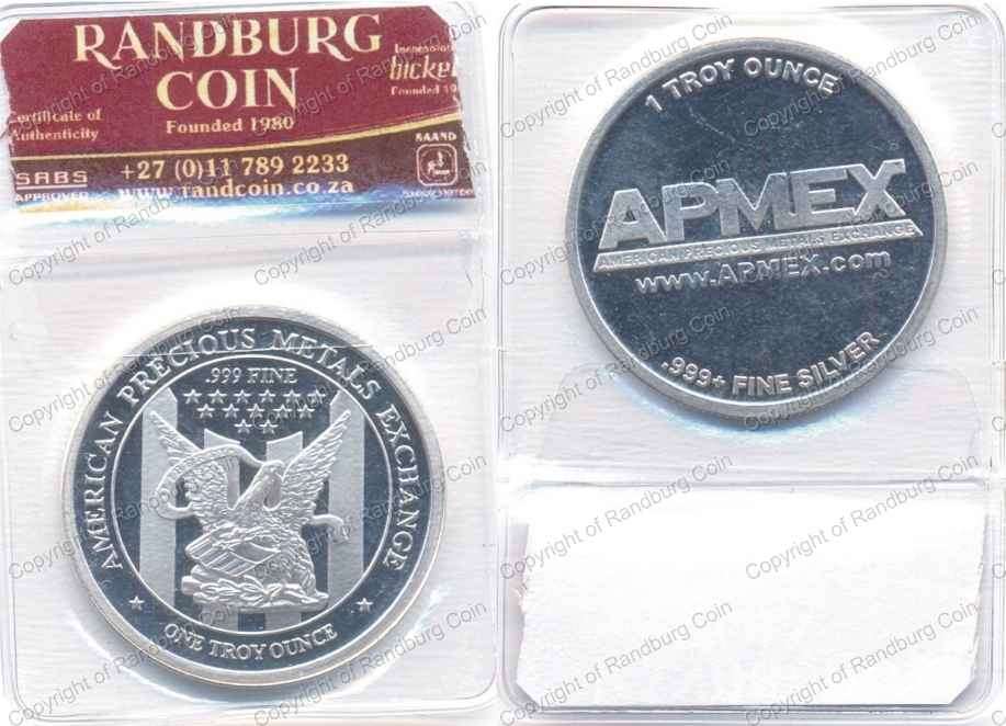 *#* Silver 1oz Troy oz Medallion - APMEX *#*