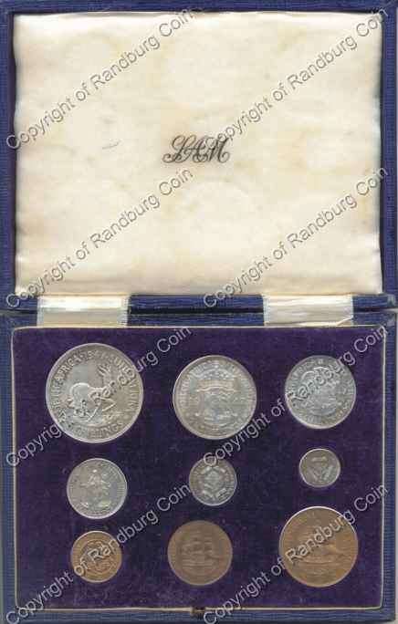 *#* 1947 SA Short Proof Set in Original SA Mint box Mintage 2600 !!! *#*