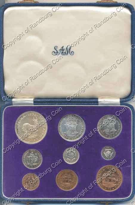 *#* 1954 SA Short Proof Set in Original SA Mint box Mintage 2275 !!! *#*