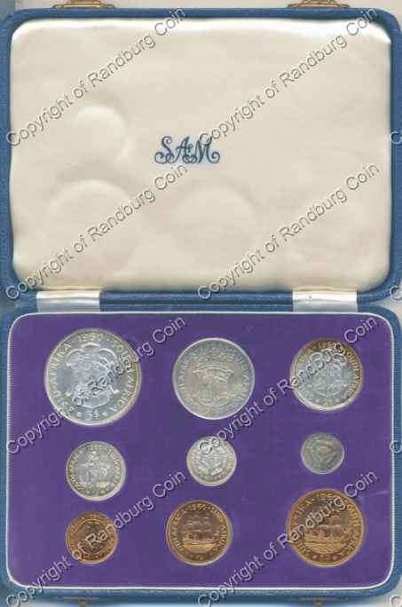 *#* 1960 SA Short Proof Set in Original SA Mint box Mintage 1860 !!! *#*