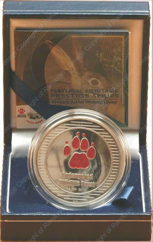 *#* 2006 Natural Heritage Prestige Silver Riverine Rabbit Medallion *#*