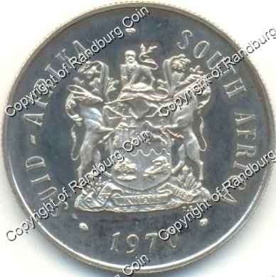 *#* 1970 SA Silver R1 Proof Coat of Arms Mintage 10 000*#*