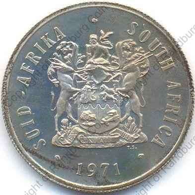*#* 1971 SA Silver R1 Proof Coat of Arms Mintage 12 000*#*