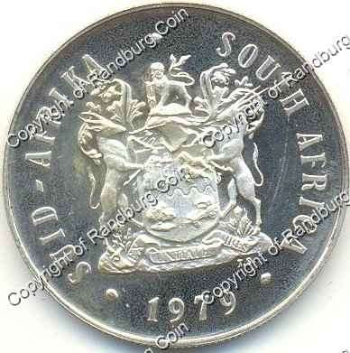*#* 1979 SA Silver R1 Proof Coat of Arms Mintage 15 000*#*