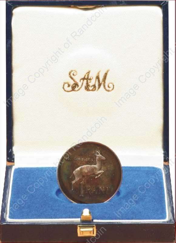 *#* 1987 SA Silver R1 Proof Coat of Arms Mintage 6 010 *#*