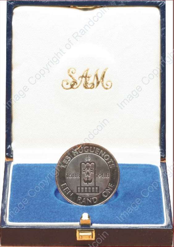 *#* 1988 SA Silver R1 Proof Huguenots Mintage 9 028*#*