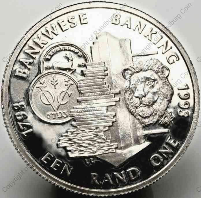 *#* SA 1993 Silver R1 Protea Uncirculated Banking Mintage 3 677*#*