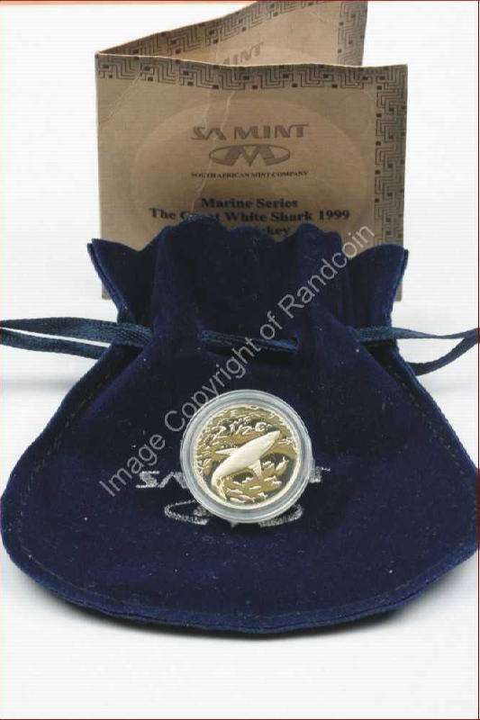 *#* 1999 SA Silver Shark 2 1/2c Proof Tickey total Mintage 2297 *#*