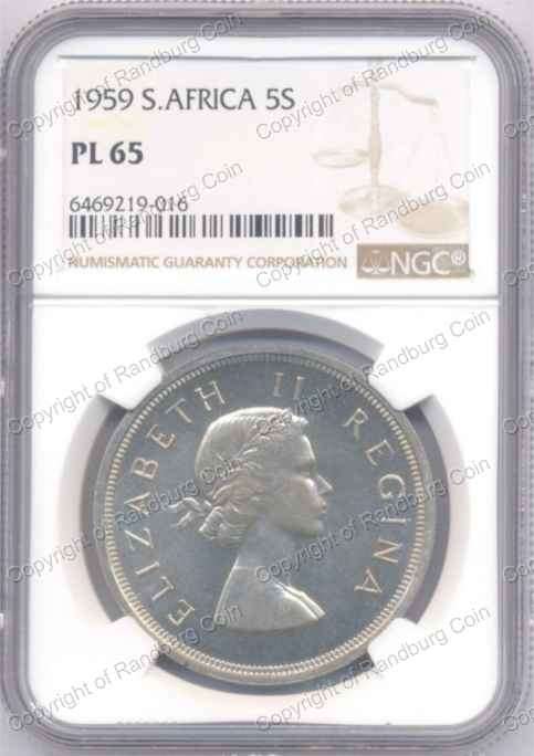 *#* 1959 SILVER CROWN NGC GRADED PL 65 *#*
