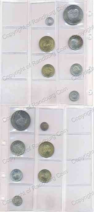 *#* 1961 SA Uncirculated Set in a plastic sleeve *#*