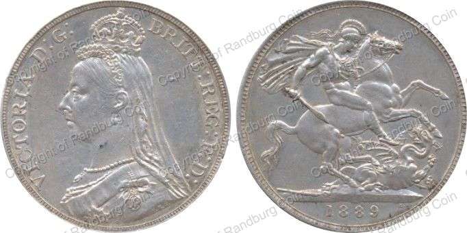 *#* Great Britain 1889 Silver Crown *#*