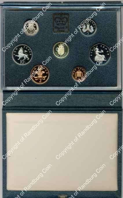 *#* Great Britain 1988 Proof Coin Collection *#*