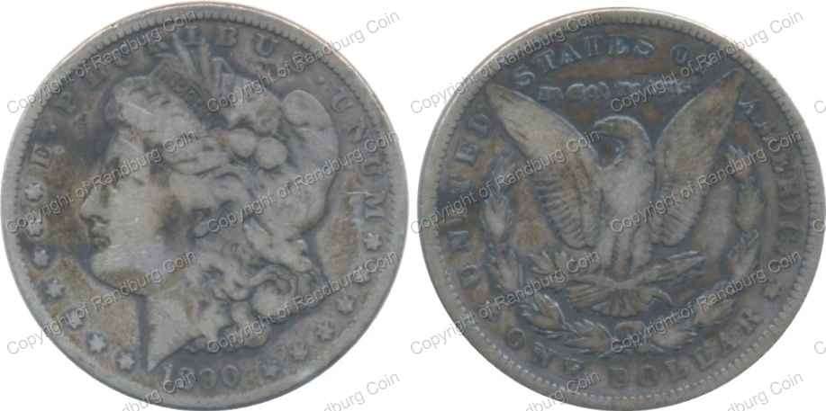 *#* USA 1890 Circulated Silver Morgan Dollar *#*