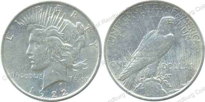 *#* USA 1922D Silver Peace Dollar *#*