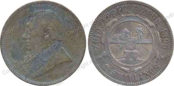 *#* 1896 TWO SHILLING - POW ART *#*