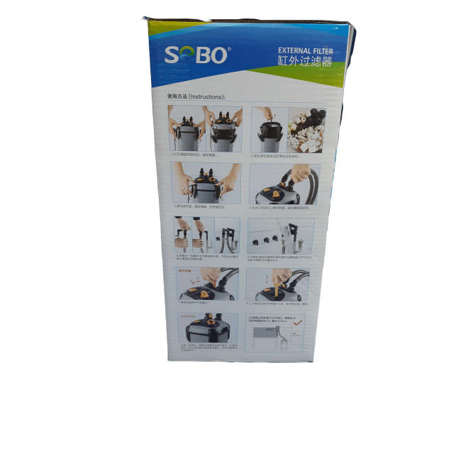 SOBO Canister Filter 1500L/H with UV