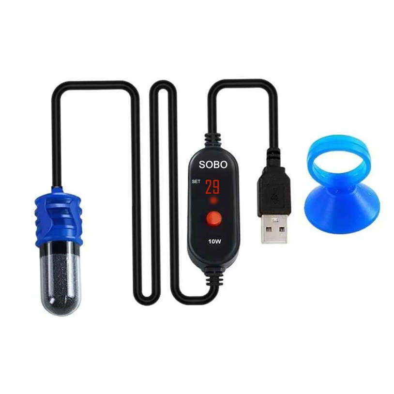SOBO USB Aqaurium Mini Heater 10W - For Siamese Fighter(Betta Splendens)
