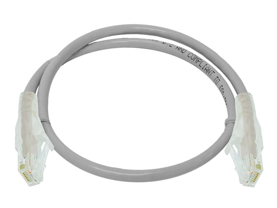 Linkbasic 50cm UTP Cat6 Flylead Grey