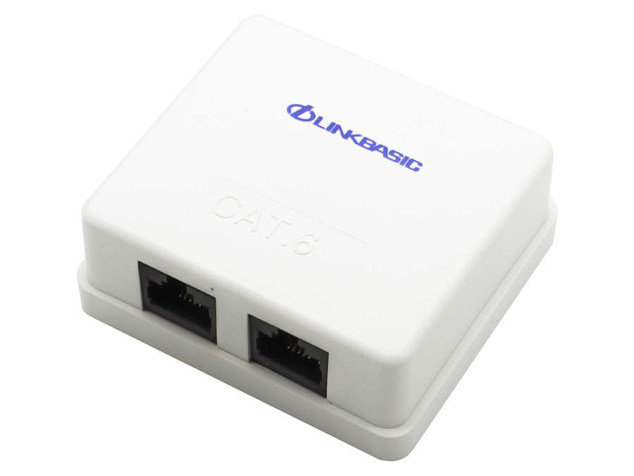 Linkbasic Cat6 Double Surface Mount Box