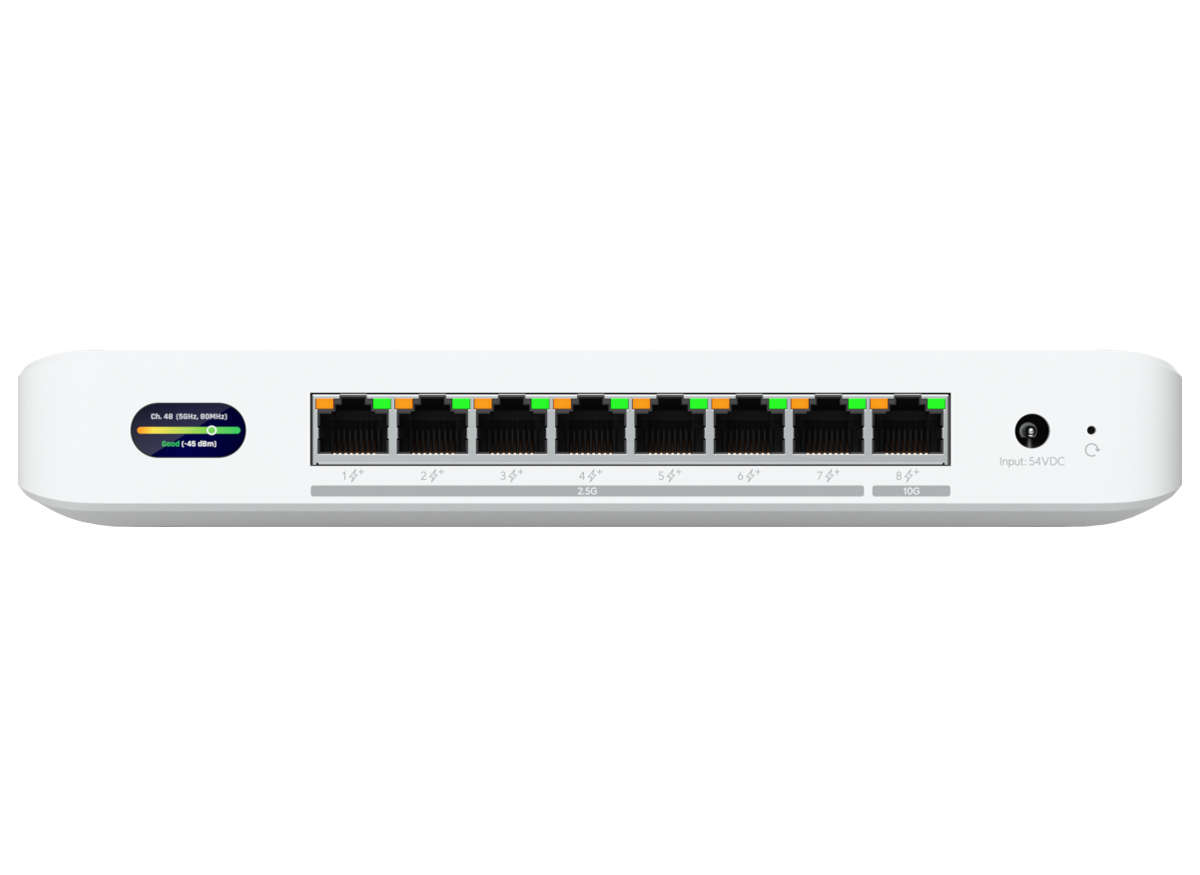 Ubiquiti UniFi Device Bridge WiFi 7 Switch 35W 7x 2.5G PoE 1x 10G PoE