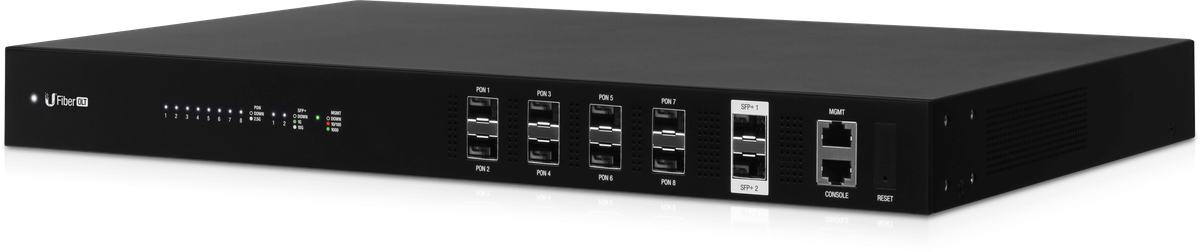 Ubiquiti UISP  UFiber GPON OLT Headend 8 Port OLT + 2 x SFP+ ports